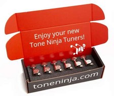 Genuine Tone Ninja Tuners 6 Inline Staggered Nickel