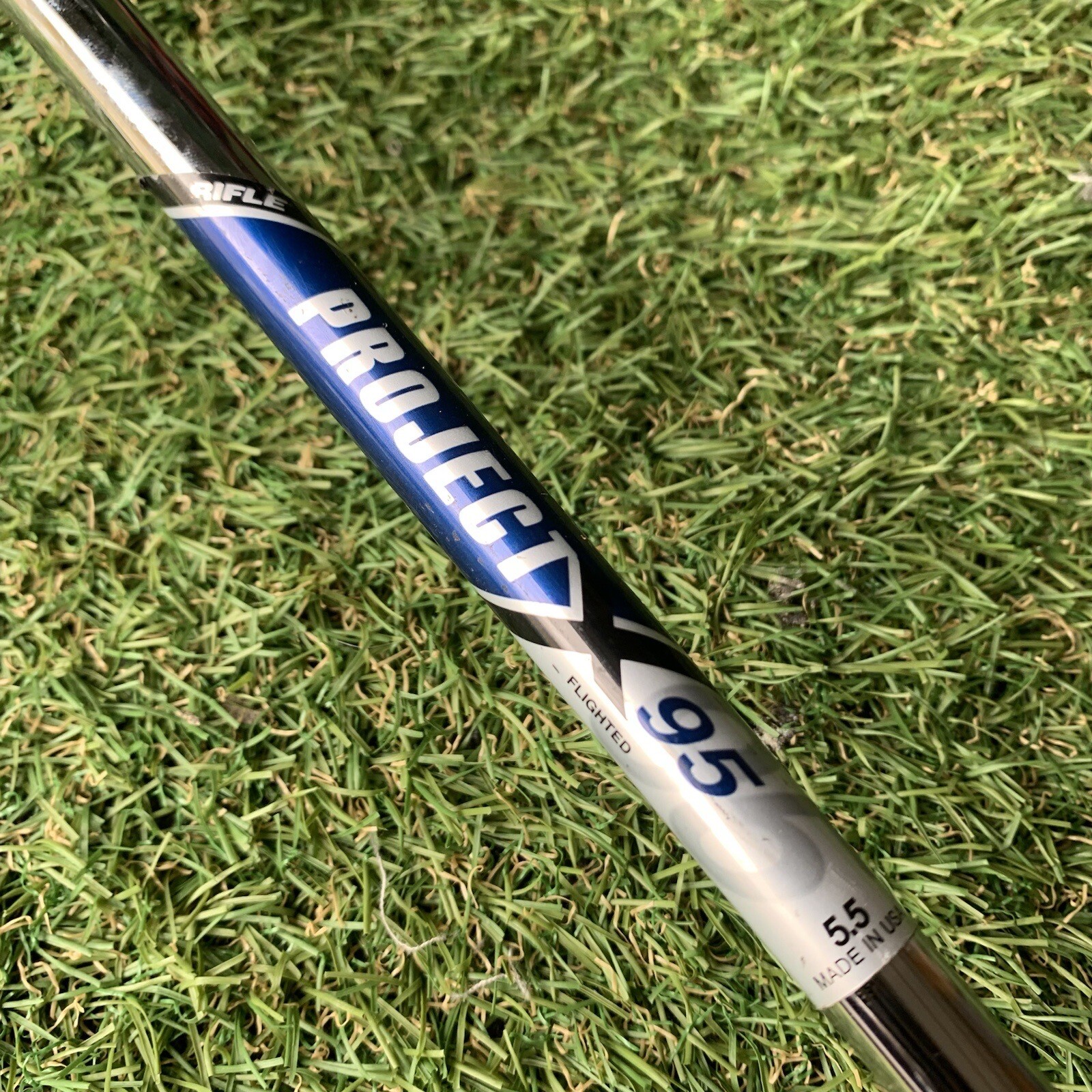 Project X Flighted 95 Rifle 5.5 RFlex Steel Iron Shaft Just over 35 3/