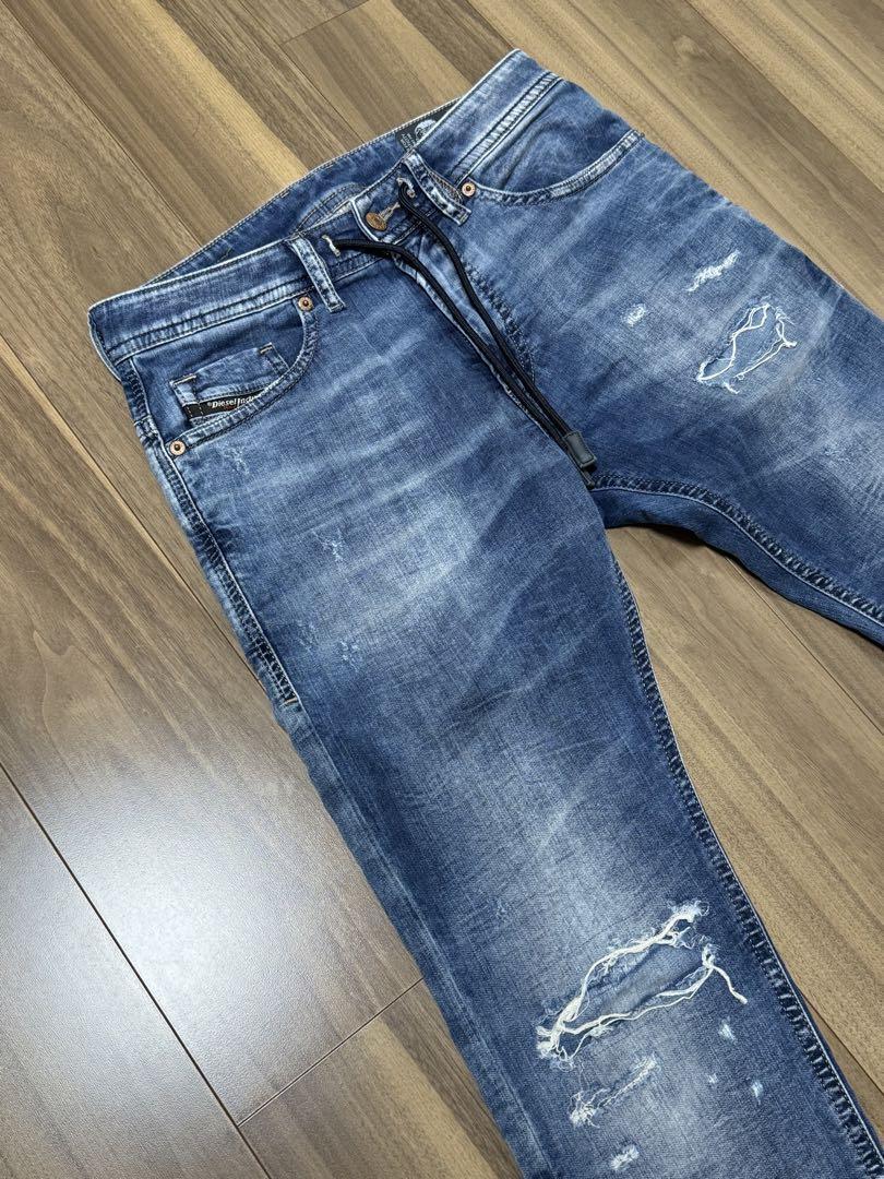 Diesel Men M Jogg Jeans J299P 28 Inches Luxury Slim Fit Streetwear Smart Casual image 2