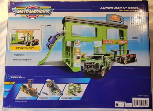New Micro Machines Series 3 Micro Gas N’ Dash Expanding Playset 2021 GM Jaguar - Picture 5 of 7