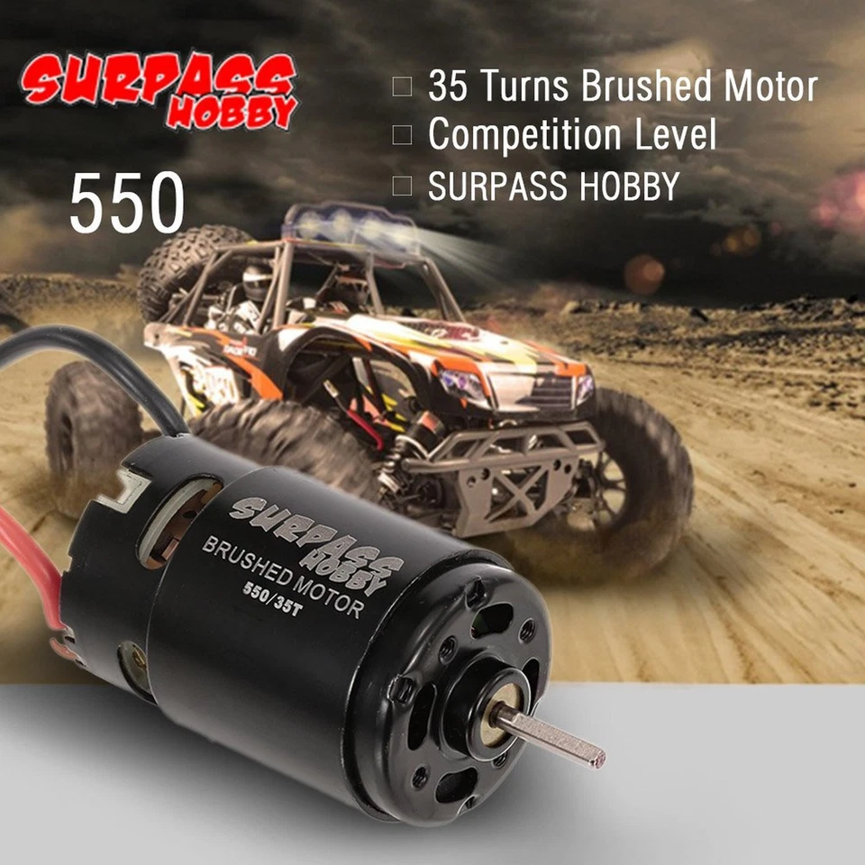 Goolsky Surpass Hobby 550 35T Brushed Motor for HSP HPI Wltoys Kyosho TRAXXAS... - Image 2 of 4