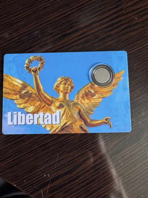 2026 Liberia Libertad 1/1000 oz .999 Platinum Coin in Card