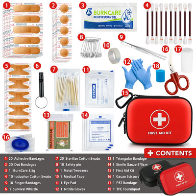 First Aid Kit Multi-Purpose Emergency Medical Portable Medical Bag Outdoor Multi