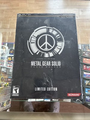 Metal Gear Solid Peace Walker Limited Edition - PSP PlayStation New Sealed