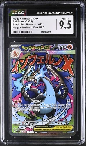 Mega Charizard X EX *CGC 9.5* Full Art *Phantasmal Flames UPC Promo* #23