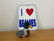 TY Beanie Babies Baby Jake The Drake Mallard Duck Teddy Soft Toy Plush