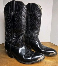 Durango DB400 Black Leather Cowboy Western Bo...