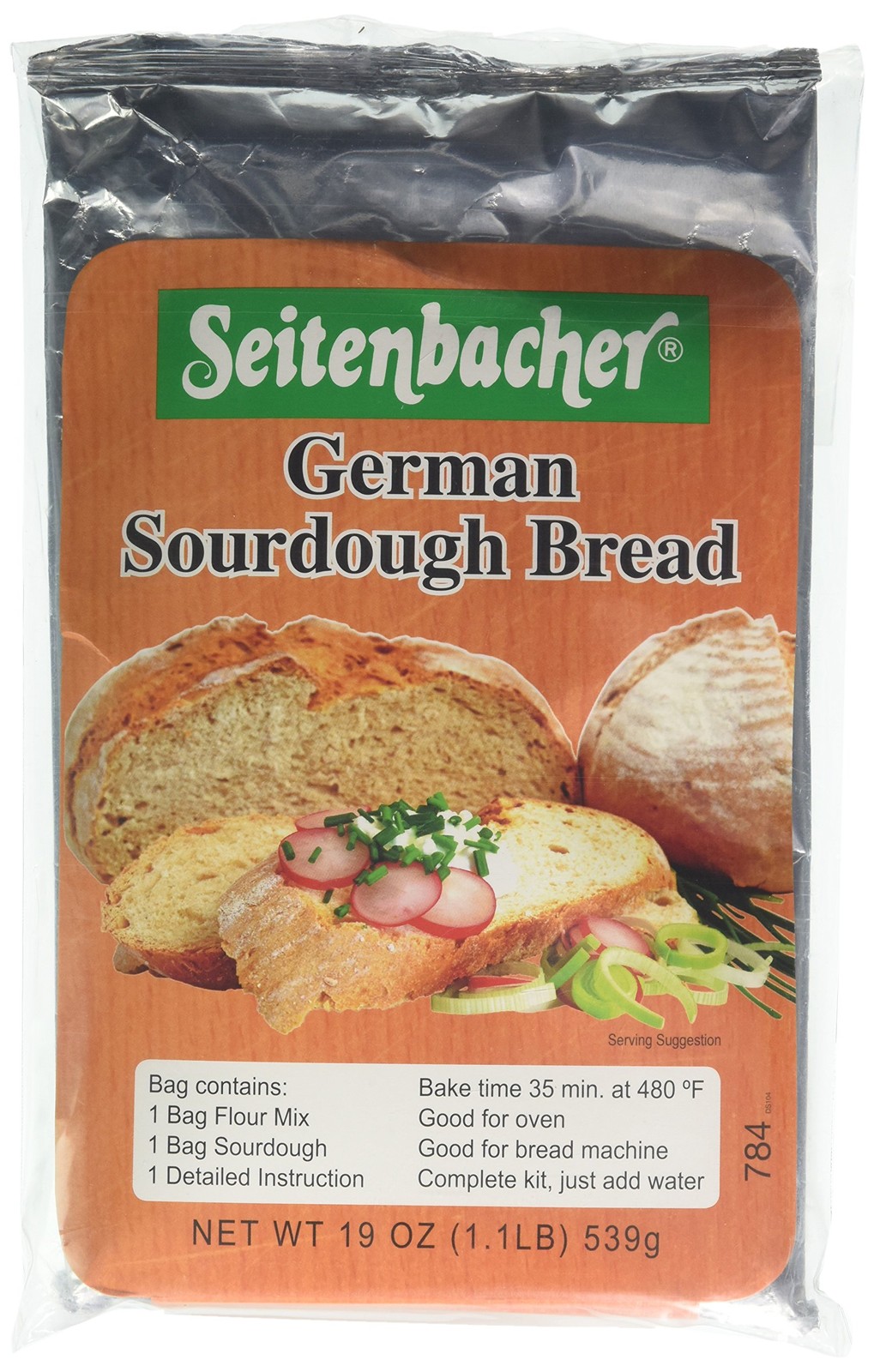 German Sourdough Bread Mix, 1.3 Pound (Pack of 6)