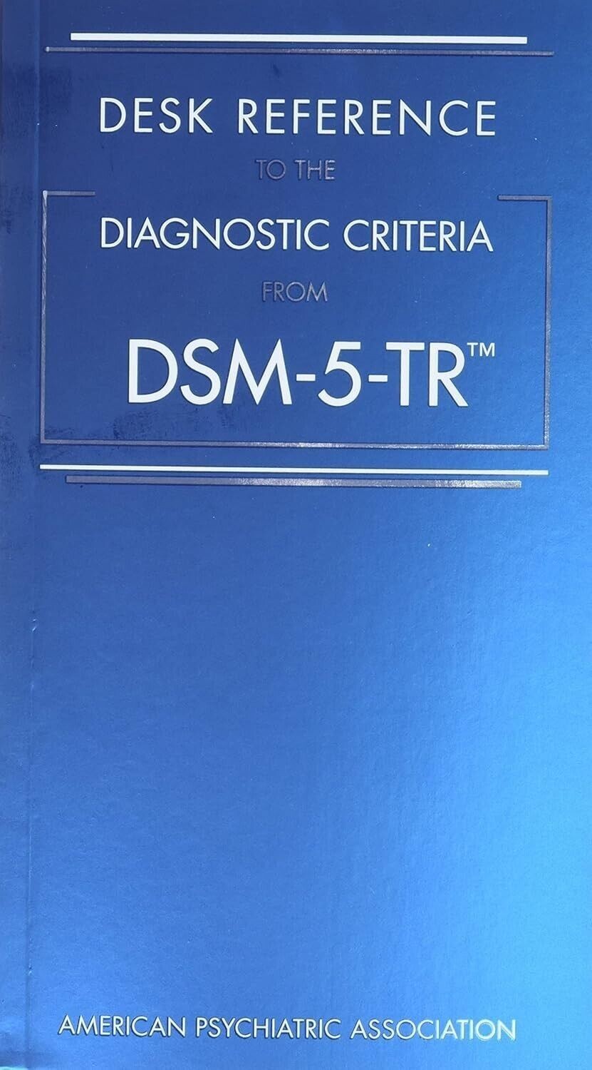 DSM 5 TR™DESK REFERENCE Paperback a617