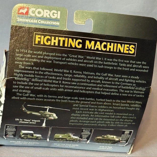 De colección Corgi Modelo Diecast Tanque Máquinas de Lucha 2004 Caja Gran Escaparate Primera Guerra Mundial Foto 3 de 4