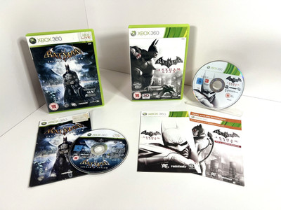 Xbox 360 | Batman Arkham Asylum & City | Spielepaket | Komplett mit Handbuch | UK
