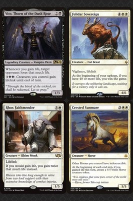 mtg oloro ageless ascetic commander deck Oloro, Ageles Ascetic LIFEGAIN CARD DRAW Magic MTG Custom Commander Deck