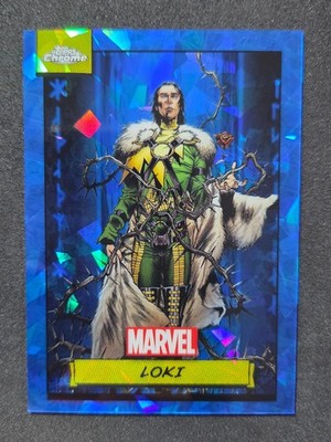 2024 Topps Chrome Sapphire Marvel, Loki #65