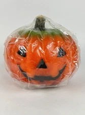 Vintage American Greetings Jack-O-Lantern Halloween Candle Unused In Wrap