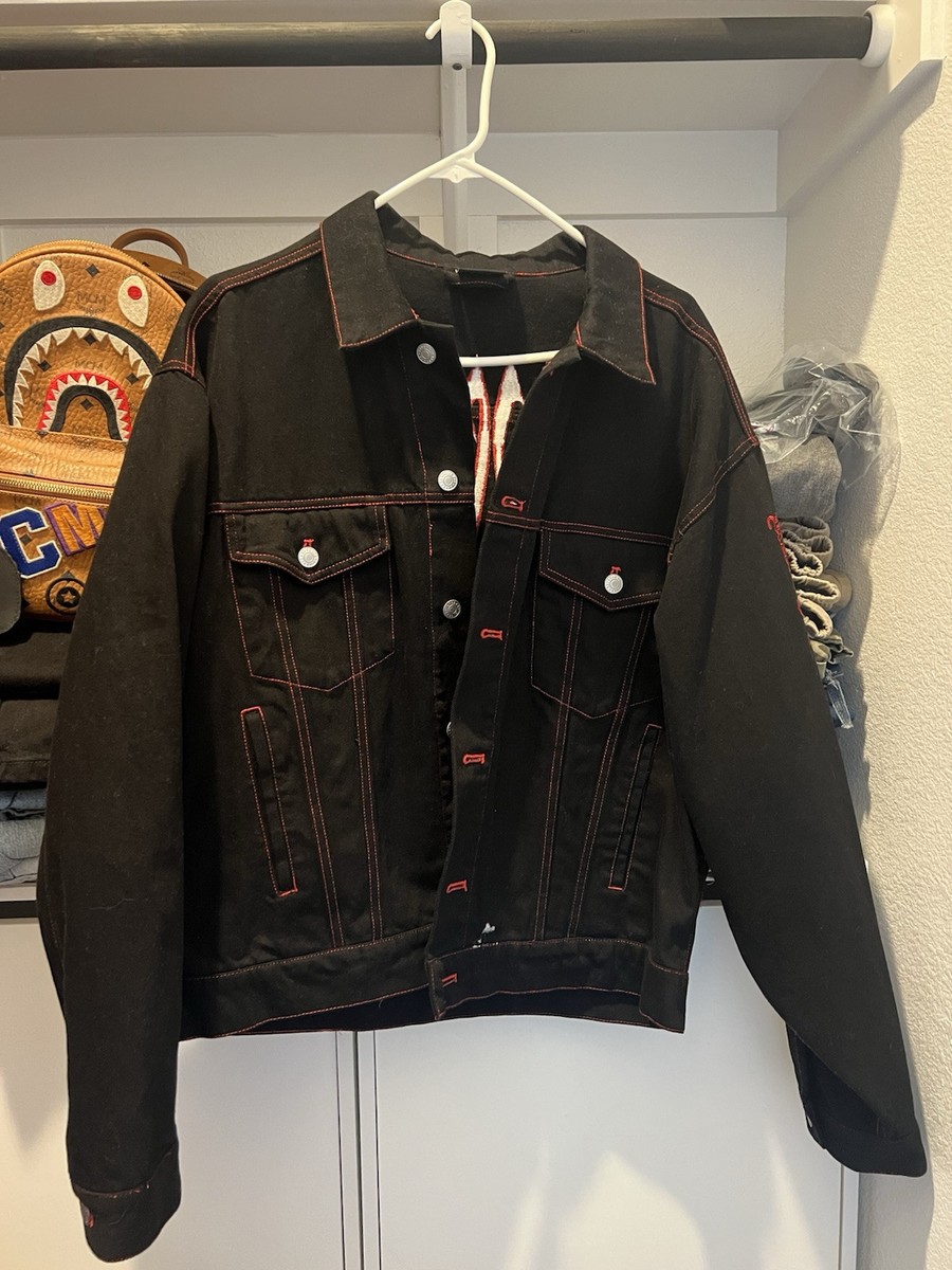 XXXBALENCIAGANylon Logo Denim Jacket XXXBALENCIAGANylon Logo