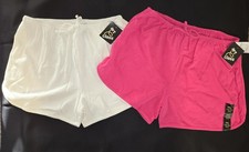 Art Class 2-Pack Juniors Athletic Shorts XXL Pink/White Drawstring Elastic Waist