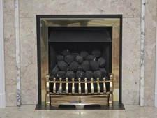 Kinder Oasis Gas Fire Traditional Gas Fire Brass Effect