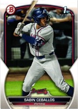 2023 Bowman Draft - Sabin Ceballos #BD-110 (RC)