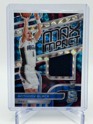 2023-24 Panini Spectra - Max Impact Anthony Black Interstellar /75 ORL (MEM. RC)