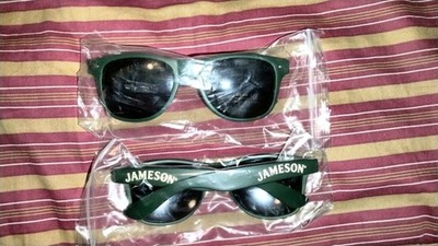 SUNGLASSES JAMESON IRISH WHISKEY DARK GREEN  UV 400 PROTECTION * 1 Pair*!