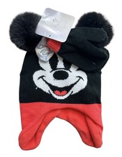 Disney Minnie Mouse Beanie Hat With Mittens For Girls NEW