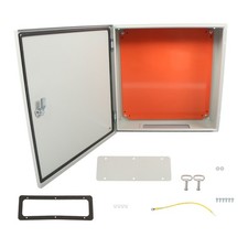 20x20x6" Carbon Steel Electrical Enclosure IP65 Wall Mount Junction Box w/ Lock