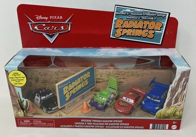 カーズレトロ海外製welcome to radiator springs DISNEY PIXAR CARS WELCOME TO RADIATOR SPRINGS SPEEDING THROUGH w