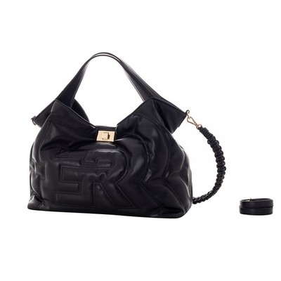 Ermanno Scervino Tasche kleine Rachele gesteppt schwarz 12401969