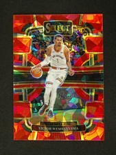 2023-24 Panini Select Victor Wembanyama #87 RC Rookie Concourse Red Ice