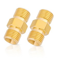 2PCS Welding Hose Coupler Adapter Set Torch Repair Kit 9/16"-18 LH RH Oxygen