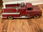 Vintage Tonka TFD No.5 Fire Truck Red Metal Missing Parts Antique Collectors