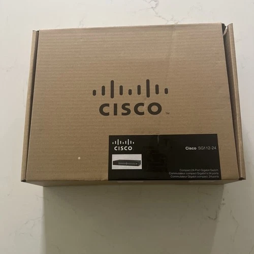 Cisco SG112-24 Compact Unmanaged 24-Port Gigabit Network Switch Brand New