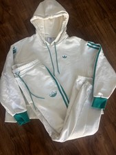 Adidas Women  s Originals Trefoil Knit Set   Hoodie  Pants   Size XS