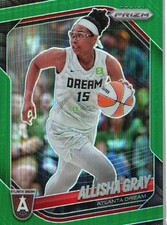 2025 Panini Prizm WNBA #16 Allisha Gray Green Prizms