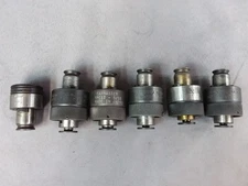 LOT Nikken Tecnara Quick Change Clutch Tap Adaptor #4 #6 #8 #10 5/16  Bilz #1