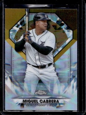 Miguel Cabrera 2022 Topps Chrome Update #DGC-33 Diamond Greats