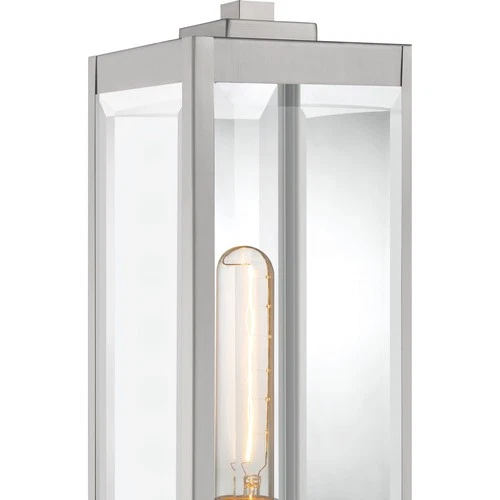 Westover 1-Light Outdoor Lantern in Stainless Steel - Picture 5 of 6