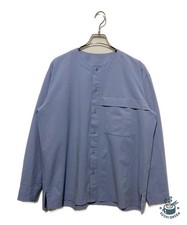 HOMME PLISSE ISSEY MIYAKE Stretch Shirt Blue Size 3 Men HP31FJ330