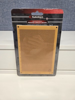 RadioShack 4'' x 6'' Printed Circuit Board Breadboard NEW IN BOX
