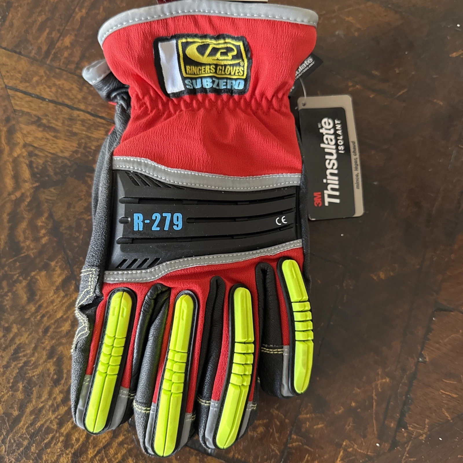 Ringers R-279 Subzero Insulated Work Gloves, Cold Weather/Snow Gloves L