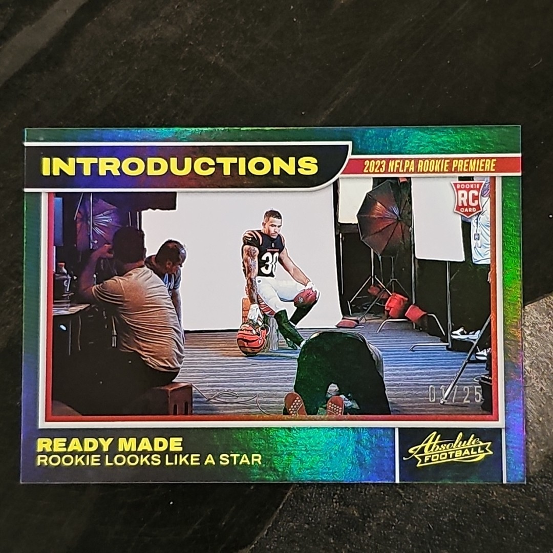 Chase Brown Panini Absolute Introductions #14 Green Spectrum