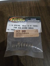 Team Associated 1/10 Spring Gold 12.0 Hard For Vcs Micro Shock