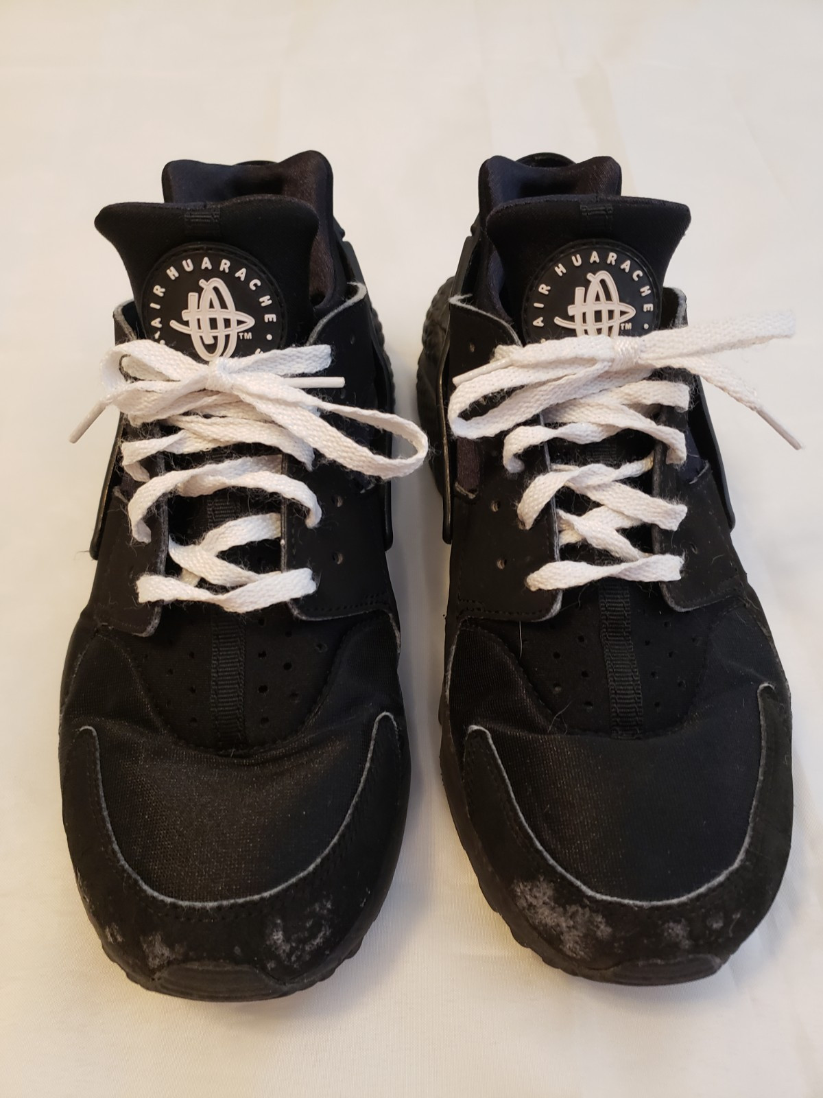 NIKE AIR HUARACHE Triple Black Trainer 318429-003 men\'s sz 8.  519pm Nike Air Huarache  main image 3