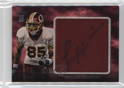 2011 Topps Inception Rookie 1/1 Leonard Hankerson #AIP-LH RPA Patch Auto RC v3r
