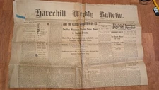 Haverhill Massachusetts Newspaper April 19th 1895 Merrimac Flood Brutal Murder