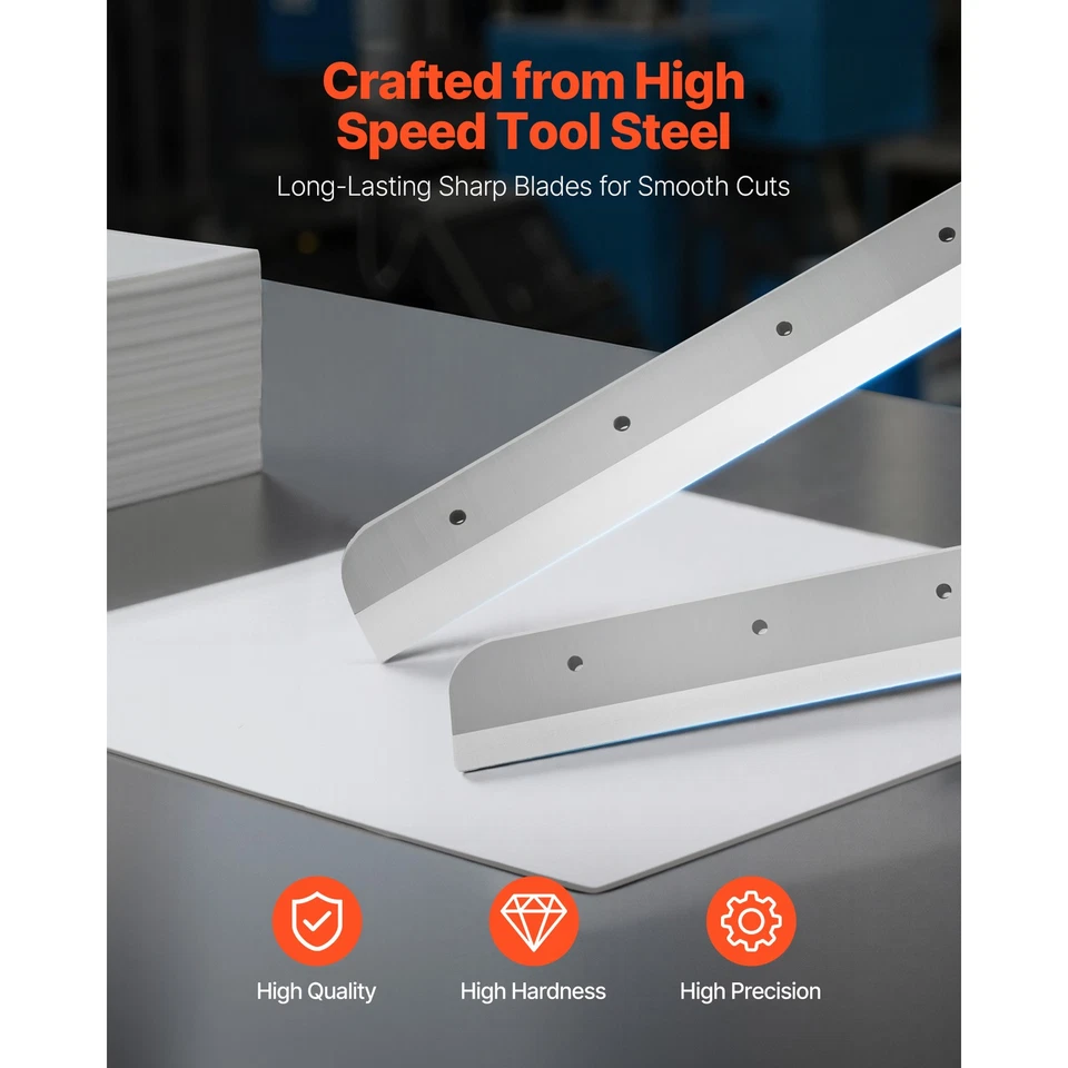 Uimoso Electric Paper Cutter with 17.72 in Width and 1.57 in Thickness - Image 3 of 4