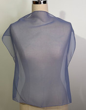 Vera Neumann Dusty Lavender Sheer Vintage Scarf Polyester Made In Japan