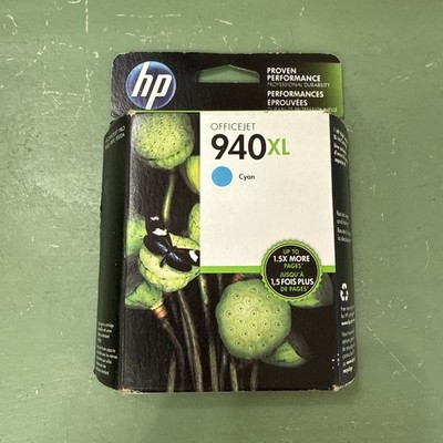 NEW! HP 940XL Cyan Ink Cartridge for Officejet Pro 8000, 8500, 8500A - Expired