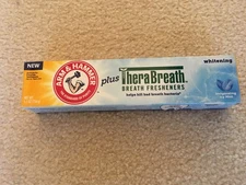 Arm & Hammer plus TheraBreath Whitening Mint Fluoride Toothpaste 5.5 oz. 10/2026