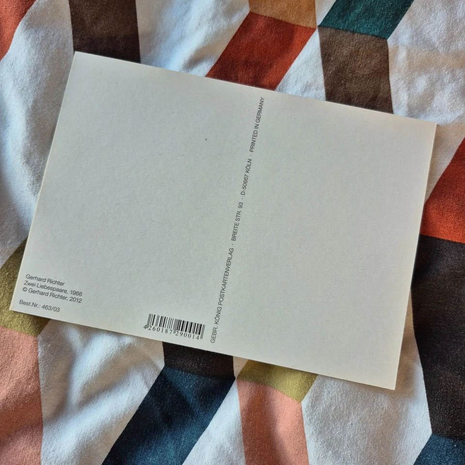 Gerhard Richter Postkarte - Zeitgenössische Kunst - Bild 2 von 2